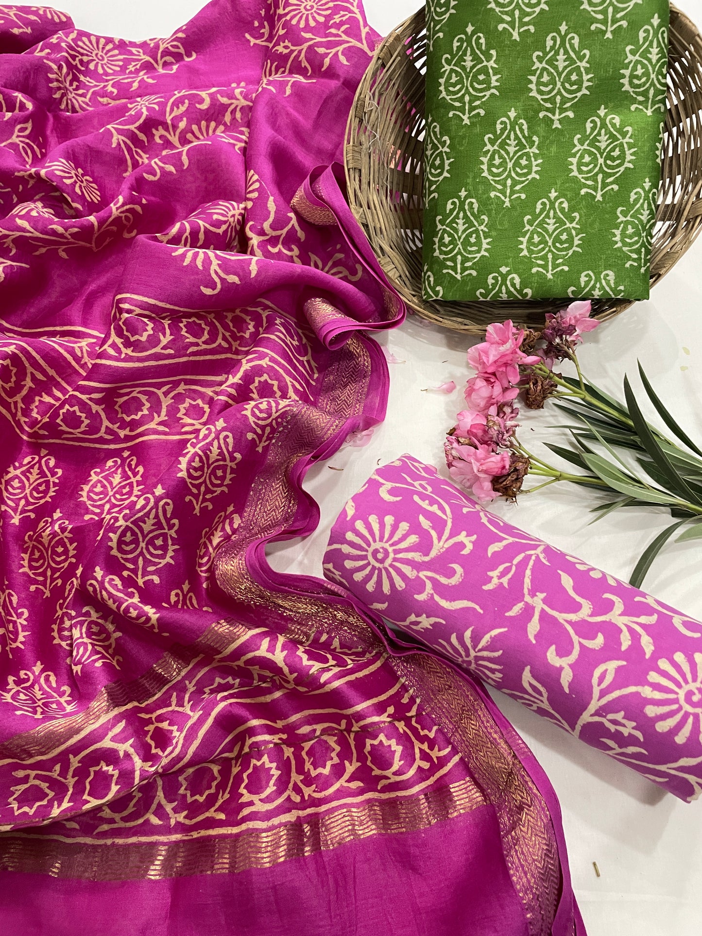 Maheshwari Silk Suit