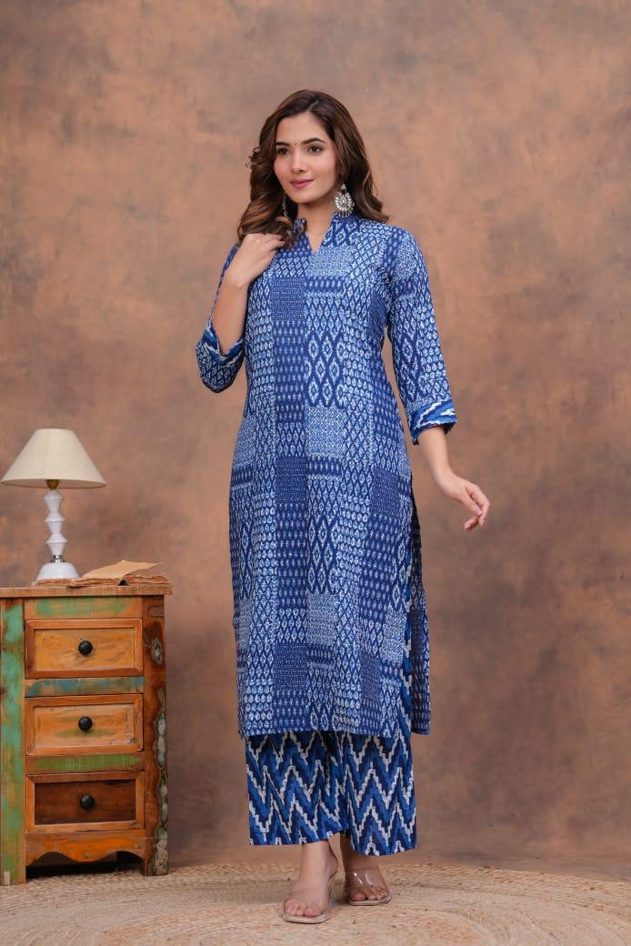 Kurta Set With Cotton Dupatta