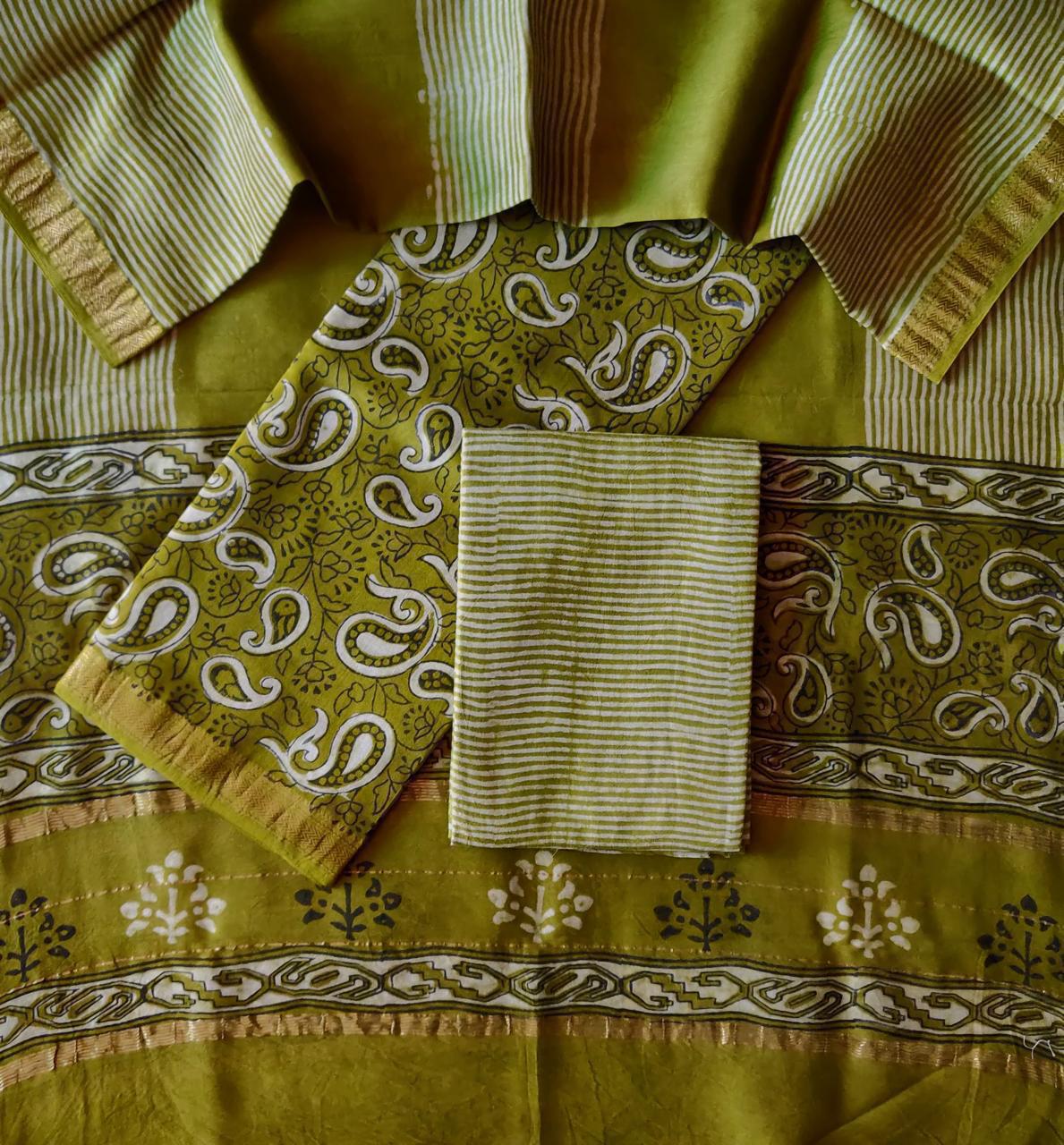 Maheshwari Suits With Maheshwari Dupatta