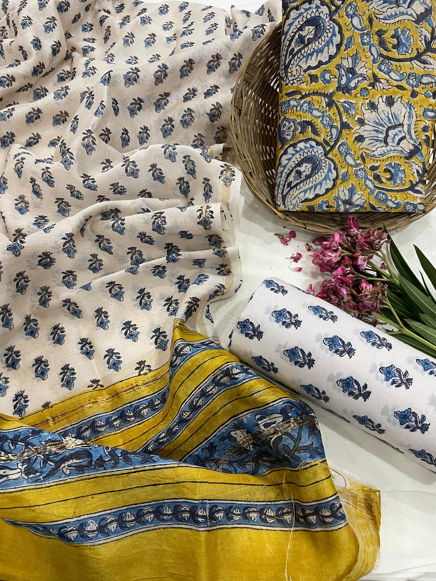 Chanderi Silk Suits With Pure Chanderi Silk Dupatta