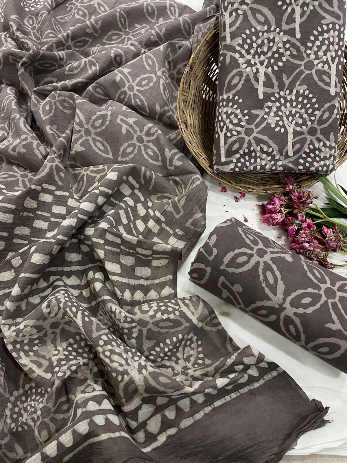 Cotton Dupatta Suit