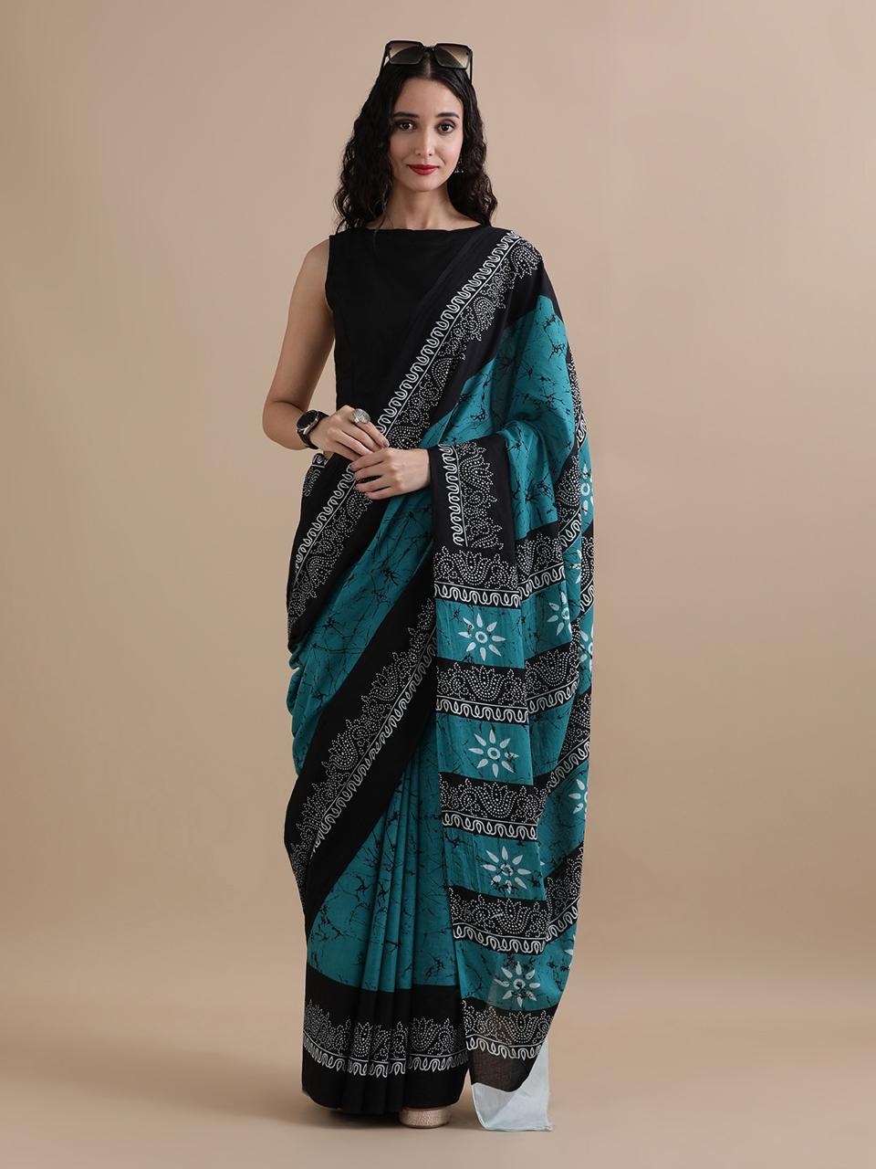 Cotton Printed Sarees