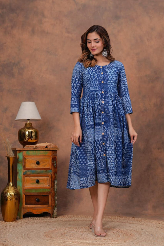 Cotton Long Kurtis