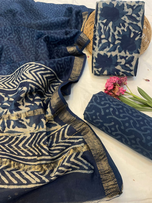 Maheshwari Suits With Maheshwari Dupatta