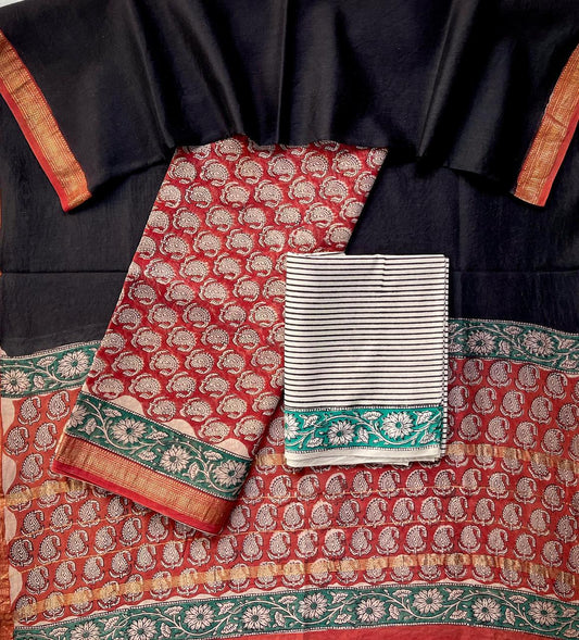 Maheshwari Suits With Maheshwari Dupatta