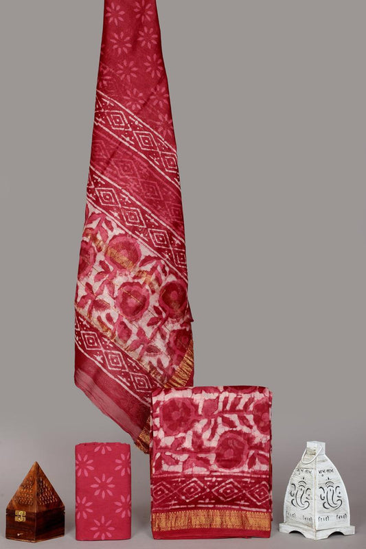 Maheshwari Suits With Maheshwari Dupatta