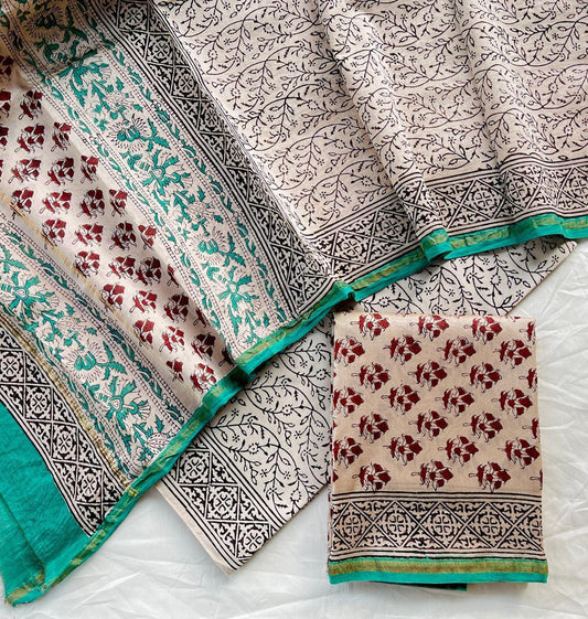 Chanderi Silk Suits With Pure Chanderi Silk Dupatta