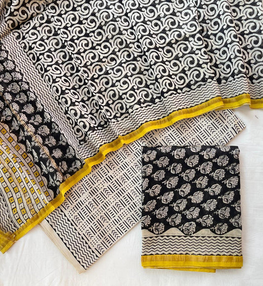 Chanderi Silk Suits With Pure Chanderi Silk Dupatta