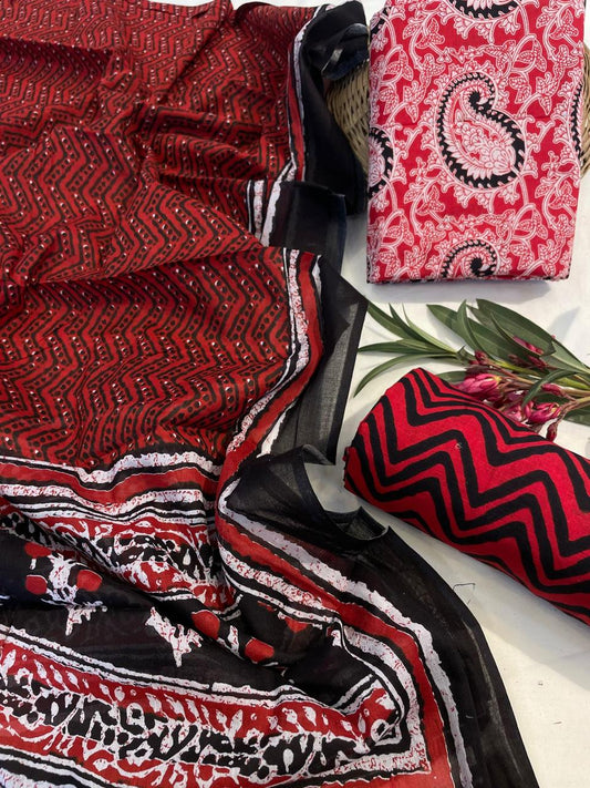 Cotton Dupatta Suit