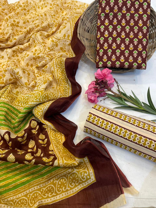 Cotton Dupatta Suit