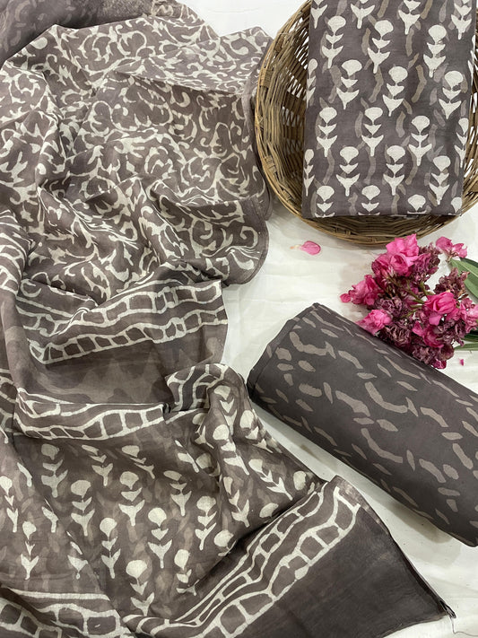 Cotton Dupatta Suit