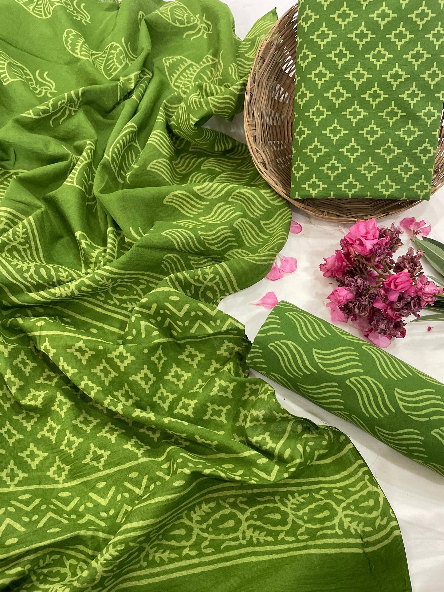 Cotton Dupatta Suit