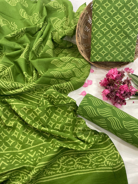 Cotton Dupatta Suit