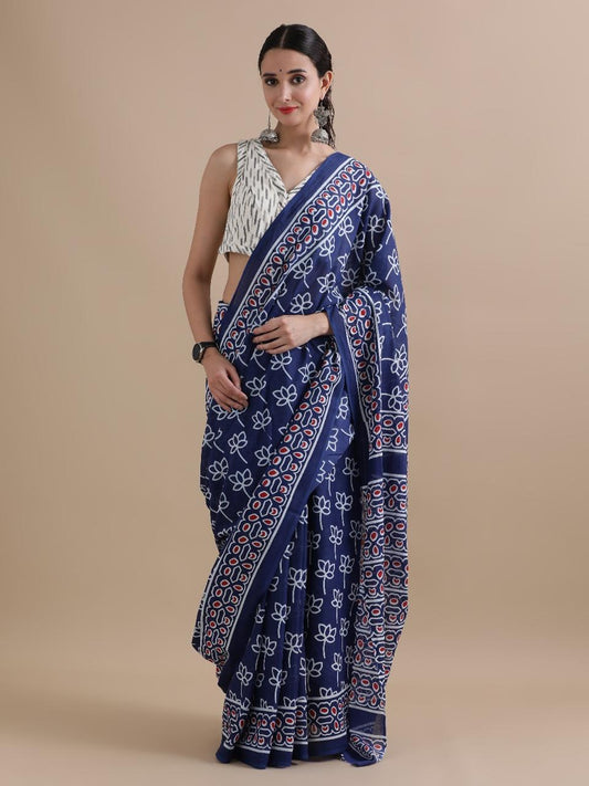Cotton Printed Sarees