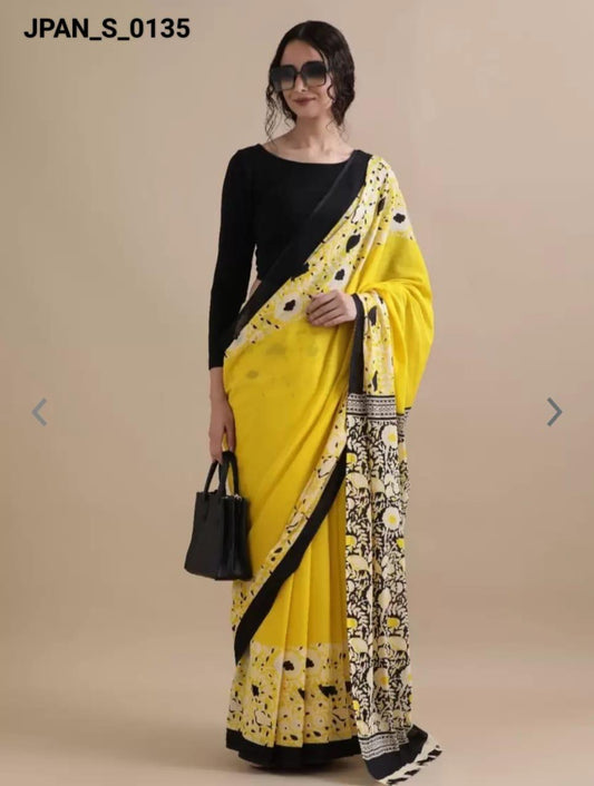 Cotton Printed Sarees