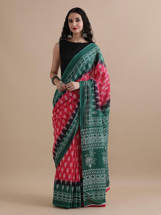 Cotton Printed Sarees