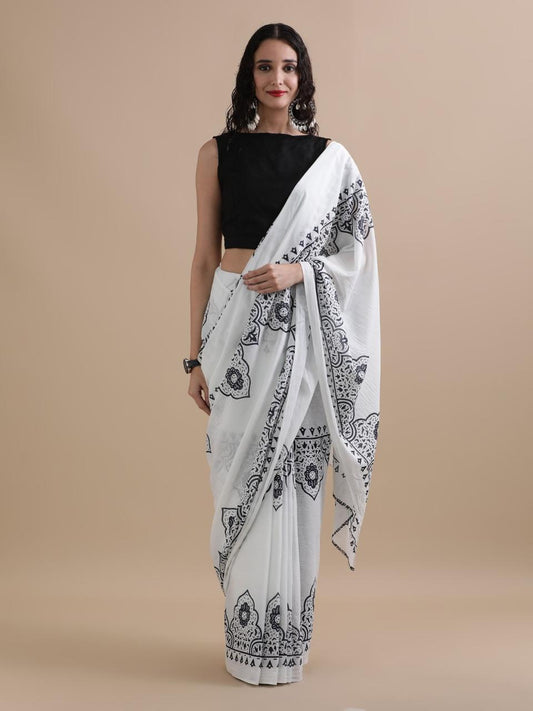 Cotton Printed Sarees