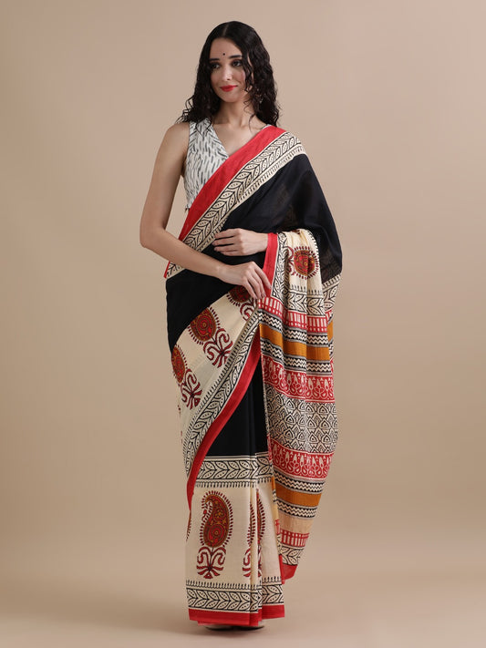 Cotton Printed Sarees