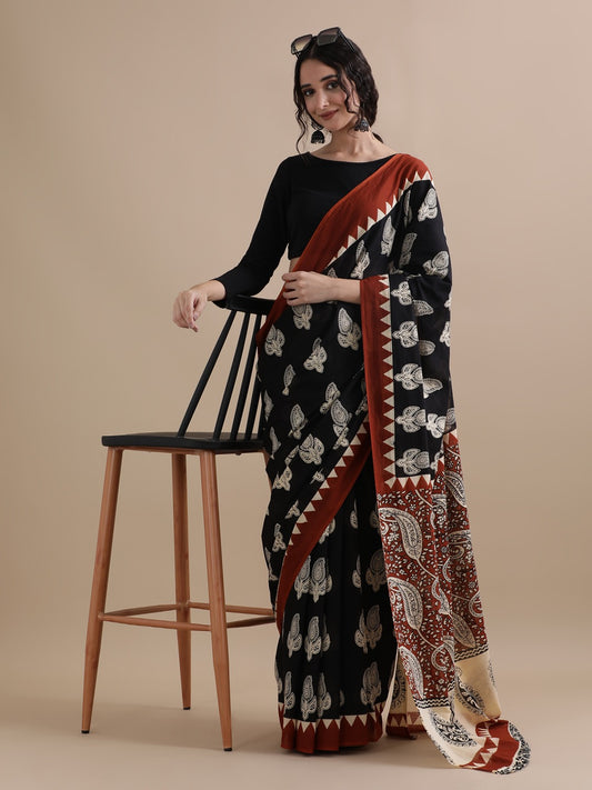 Cotton Printed Sarees
