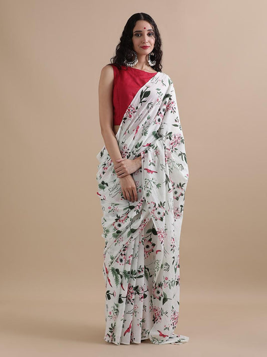 Cotton Printed Sarees