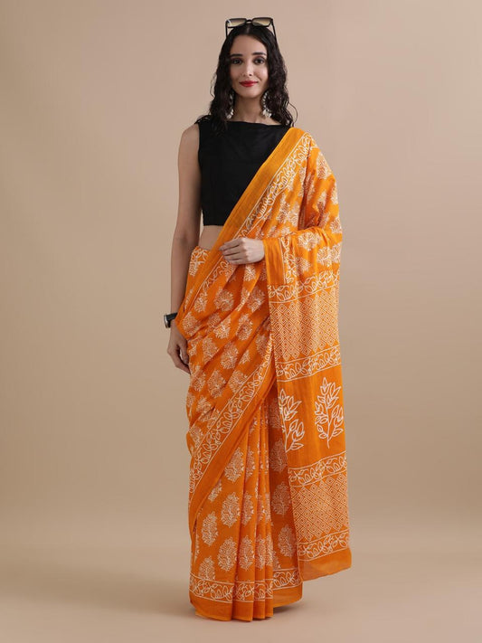 Cotton Printed Sarees
