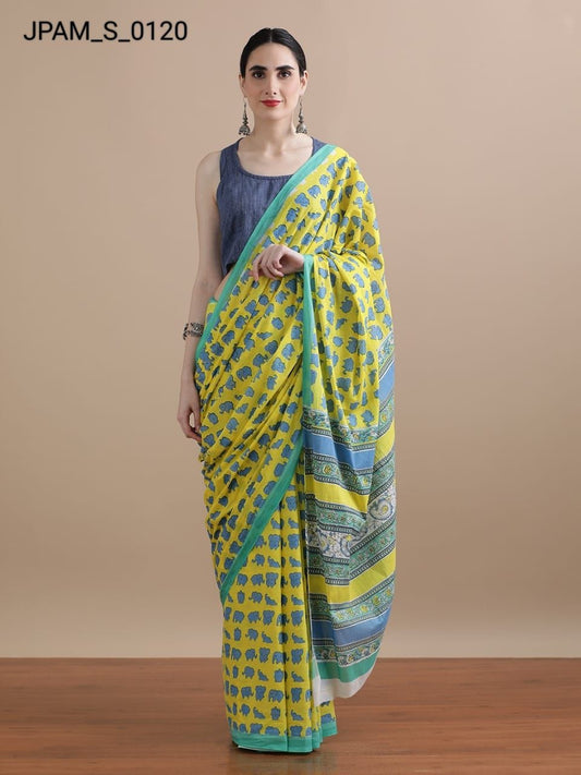 Cotton Printed Sarees