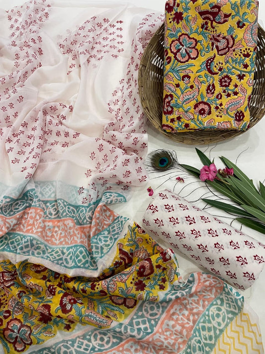 Cotton Dupatta Suits