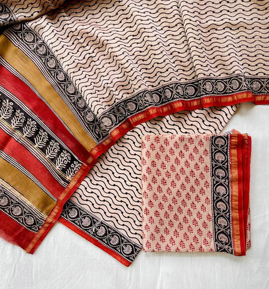Chanderi Silk Suits With Pure Chanderi Silk Dupatta